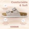 imageCUSHIONAIRE Womens Lane Cork Footbed Sandal With ComfortStone Vegan Suede