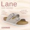 imageCUSHIONAIRE Womens Lane Cork Footbed Sandal With ComfortStone Vegan Suede