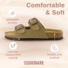 imageCUSHIONAIRE Womens Lane Cork Footbed Sandal With ComfortTaupe