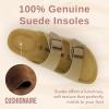 imageCUSHIONAIRE Womens Lane Cork Footbed Sandal With ComfortTaupe
