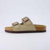 imageCUSHIONAIRE Womens Lane Cork Footbed Sandal With ComfortTaupe Vegan Suede
