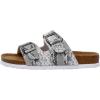 imageCUSHIONAIRE Womens Lane Cork Footbed Sandal With ComfortWhite Snake