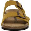 imageCUSHIONAIRE Womens Lane Cork Footbed Sandal With ComfortYellow Vegan Suede