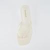 imageCUSHIONAIRE Womens Miami Kitten heel thong sandals Memory Foam Wide Widths AvailableIvory