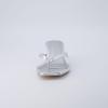 imageCUSHIONAIRE Womens Miami Kitten heel thong sandals Memory Foam Wide Widths AvailableMetallic Silver