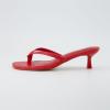imageCUSHIONAIRE Womens Miami Kitten heel thong sandals Memory Foam Wide Widths AvailableRuby