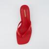 imageCUSHIONAIRE Womens Miami Kitten heel thong sandals Memory Foam Wide Widths AvailableRuby