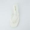 imageCUSHIONAIRE Womens Miami Kitten heel thong sandals Memory Foam Wide Widths AvailableSmooth Cream