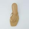 imageCUSHIONAIRE Womens Miami Kitten heel thong sandals Memory Foam Wide Widths AvailableSmooth Tan