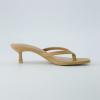 imageCUSHIONAIRE Womens Miami Kitten heel thong sandals Memory Foam Wide Widths AvailableSmooth Tan
