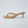 imageCUSHIONAIRE Womens Miami Kitten heel thong sandals Memory Foam Wide Widths AvailableSmooth Tan