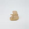 imageCUSHIONAIRE Womens Miami Kitten heel thong sandals Memory Foam Wide Widths AvailableTan