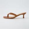 imageCUSHIONAIRE Womens Miami Kitten heel thong sandals Memory Foam Wide Widths AvailableWhiskey