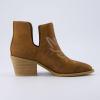 imageCUSHIONAIRE Womens Rustler Western bootie Memory Foam Wide Widths AvailableBrown