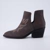 imageCUSHIONAIRE Womens Rustler Western bootie Memory Foam Wide Widths AvailableGrey