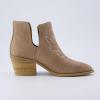 imageCUSHIONAIRE Womens Rustler Western bootie Memory Foam Wide Widths AvailableTaupe