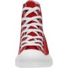 imageCUSHIONAIRE Womens Vance high top Canvas Sneaker Memory FoamRed Zipper