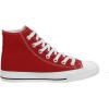 imageCUSHIONAIRE Womens Vance high top Canvas Sneaker Memory FoamRed Zipper