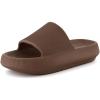 imageCUSHIONAIRE Womens Feather Cloud Recovery Slide Sandals with ComfortMocha