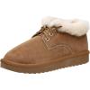 imageCUSHIONAIRE Womens Hope short pull on boot Memory FoamChestnut Genuine Suede