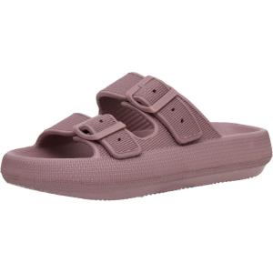 imageCUSHIONAIRE Womens Fame recovery cloud slide with ComfortBlush