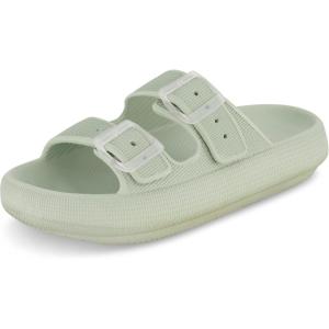 imageCUSHIONAIRE Womens Fame recovery cloud slide with ComfortGreen