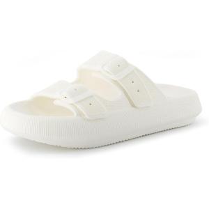 imageCUSHIONAIRE Womens Fame recovery cloud slide with ComfortVanilla