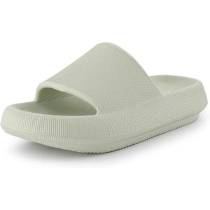 imageCUSHIONAIRE Womens Feather Cloud Recovery Slide Sandals with ComfortAloe