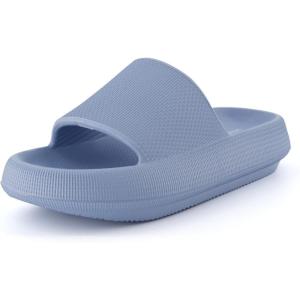 imageCUSHIONAIRE Womens Feather Cloud Recovery Slide Sandals with ComfortBlue
