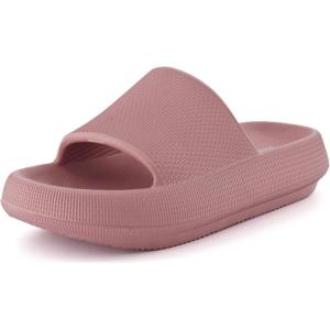 imageCUSHIONAIRE Womens Feather Cloud Recovery Slide Sandals with ComfortBlush
