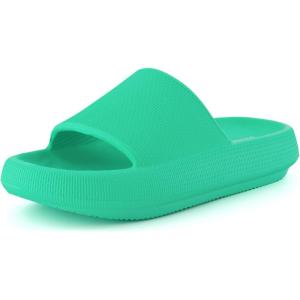 imageCUSHIONAIRE Womens Feather Cloud Recovery Slide Sandals with ComfortMint