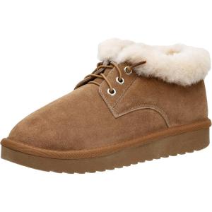 imageCUSHIONAIRE Womens Hope short pull on boot Memory FoamChestnut Genuine Suede