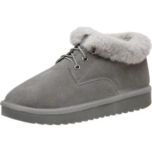 imageCUSHIONAIRE Womens Hope short pull on boot Memory FoamGrey Genuine Suede