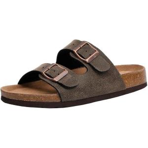 imageCUSHIONAIRE Womens Lane Cork Footbed Sandal With ComfortBrown Rugged