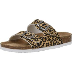 imageCUSHIONAIRE Womens Lane Cork Footbed Sandal With ComfortLeopard