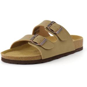 imageCUSHIONAIRE Womens Lane Cork Footbed Sandal With ComfortTaupe