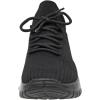 imageCUSHIONAIRE Womens Blaze Stretch Knit Slip on lace Sneaker Memory Foam ampamp LiteSole TechnologyBlackBlack