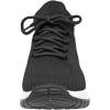 imageCUSHIONAIRE Womens Blaze Stretch Knit Slip on lace Sneaker Memory Foam ampamp LiteSole TechnologyBlackWhite