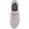 imageCUSHIONAIRE Womens Blaze Stretch Knit Slip on lace Sneaker Memory Foam ampamp LiteSole TechnologyGreyWhite