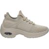 imageCUSHIONAIRE Womens Blaze Stretch Knit Slip on lace Sneaker Memory Foam ampamp LiteSole TechnologyTaupe