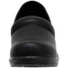 imageCUSHIONAIRE Womens Claire SlipOn Clog Vegan Leather Memory Foam Lightweight Comfort Clog with 15Inch HeelBlack