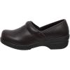 imageCUSHIONAIRE Womens Claire SlipOn Clog Vegan Leather Memory Foam Lightweight Comfort Clog with 15Inch HeelBrown