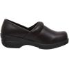 imageCUSHIONAIRE Womens Claire SlipOn Clog Vegan Leather Memory Foam Lightweight Comfort Clog with 15Inch HeelBrown