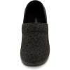 imageCUSHIONAIRE Womens Claire SlipOn Clog Vegan Leather Memory Foam Lightweight Comfort Clog with 15Inch HeelLeopard
