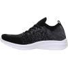 imageCUSHIONAIRE Womens Dane Stretch Knit lace up Sneaker Memory Foam ampamp LiteSole TechnologyBlack