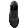 imageCUSHIONAIRE Womens Dane Stretch Knit lace up Sneaker Memory Foam ampamp LiteSole TechnologyBlack