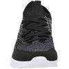 imageCUSHIONAIRE Womens Dane Stretch Knit lace up Sneaker Memory Foam ampamp LiteSole TechnologyBlack