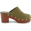 imageCUSHIONAIRE Womens Gibbons Faux Wood Clog with Memory Foam Padding Wide Widths AvailableOlive