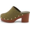 imageCUSHIONAIRE Womens Gibbons Faux Wood Clog with Memory Foam Padding Wide Widths AvailableOlive
