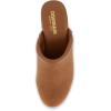 imageCUSHIONAIRE Womens Guest Faux Wood Clog with Memory Foam Padding Wide Widths AvailableChestnut